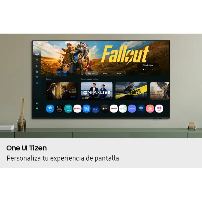 TELEVISOR SAMSUNG QLED 85" 4K AI VISION ONE UI TIZEN QN85Q7F
